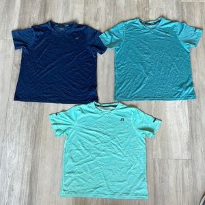 XL-14-16 Husky - Boys Bundle of 3  Russell Performance T-Shirts navy blue green